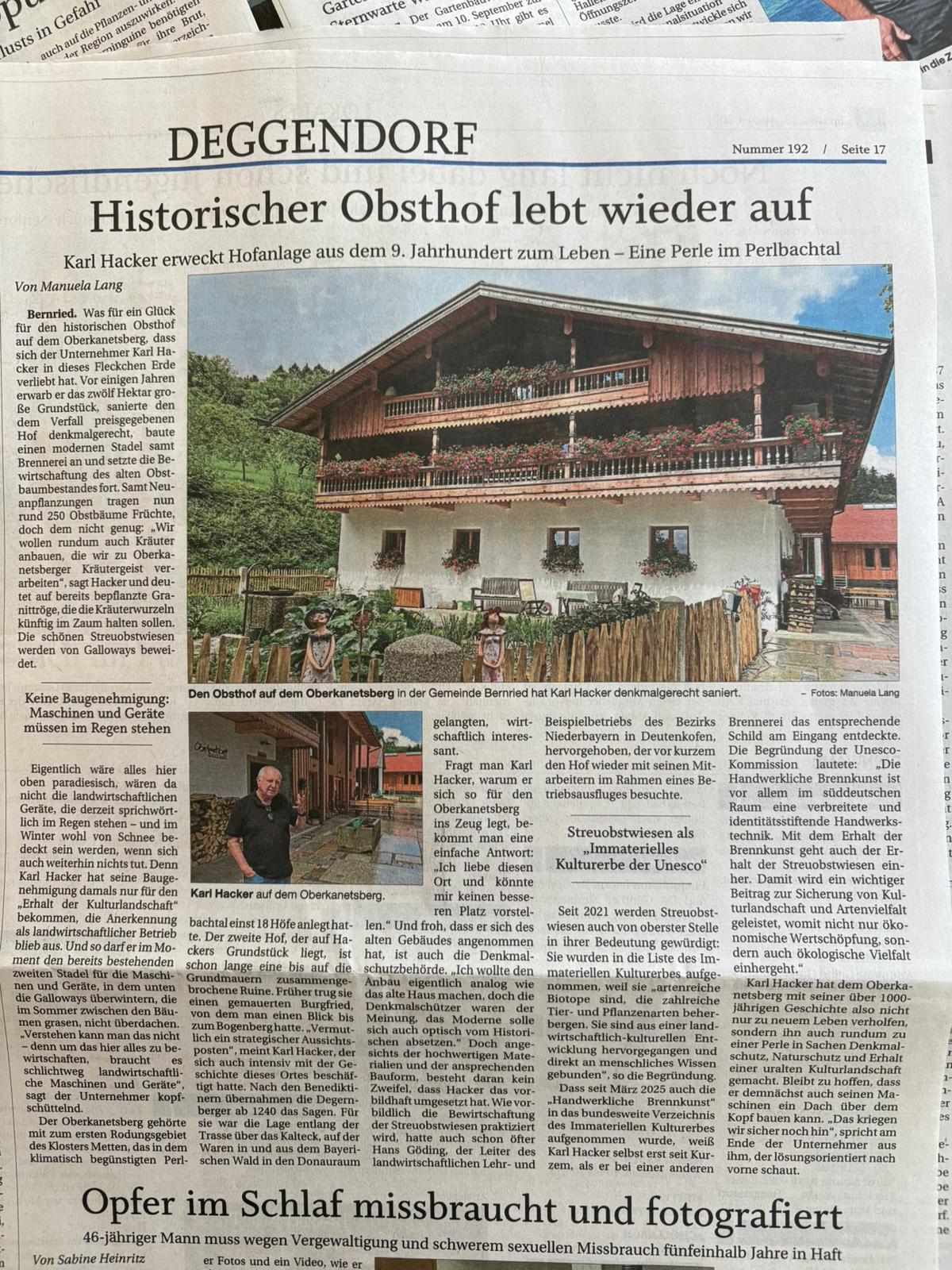 Historischer Obsthof lebt wieder auf