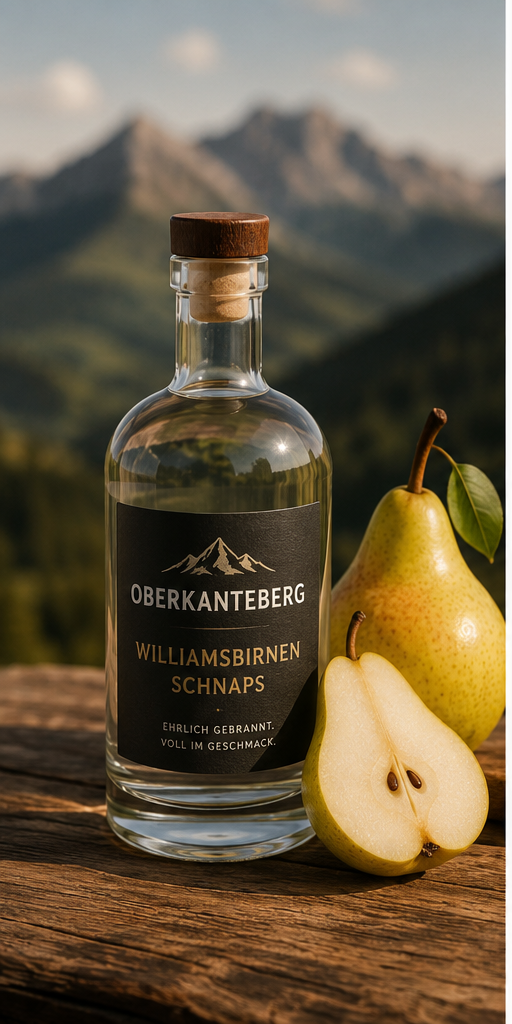 Williamsbirnen Schnaps