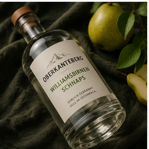 Oberkanteberg Williamsbirnen-Schnaps